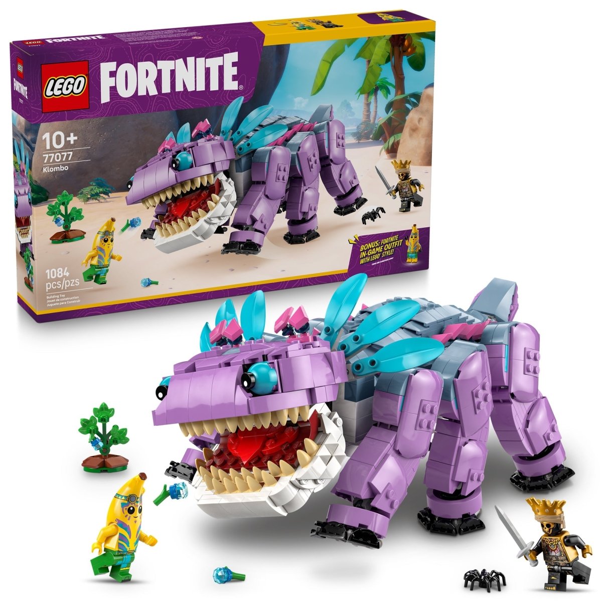 LEGO Toys & Games LEGO Fortnite Klombo, 77077, Ages 10+, 1084 Pieces 673419407465