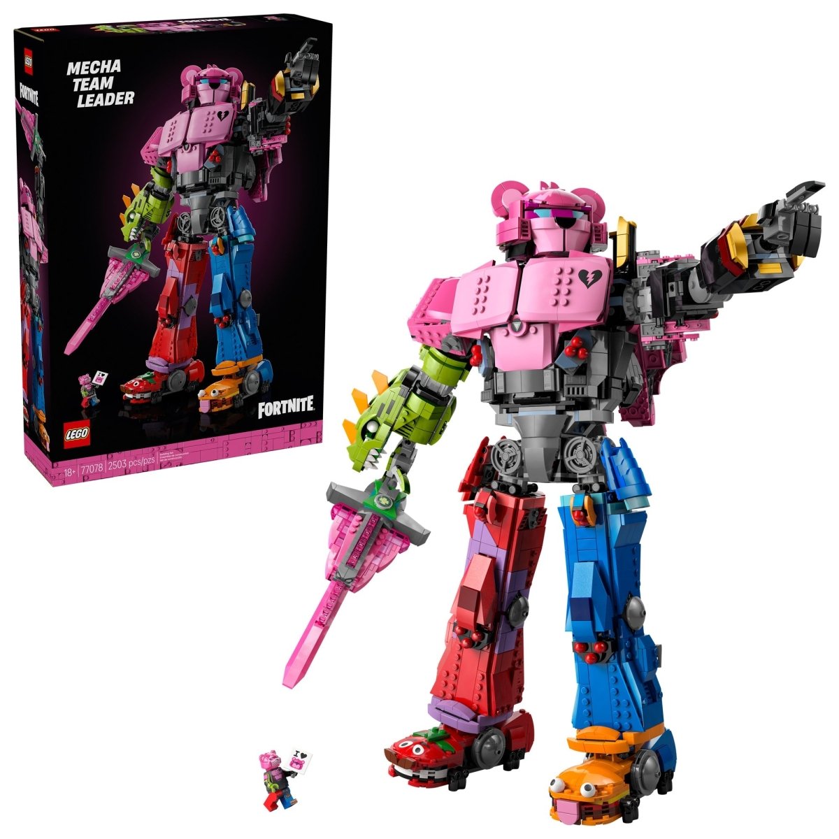 LEGO Toys & Games LEGO Fortnite Mecha Team Leader, 77078, Ages 18+, 2503 Pieces 673419407472
