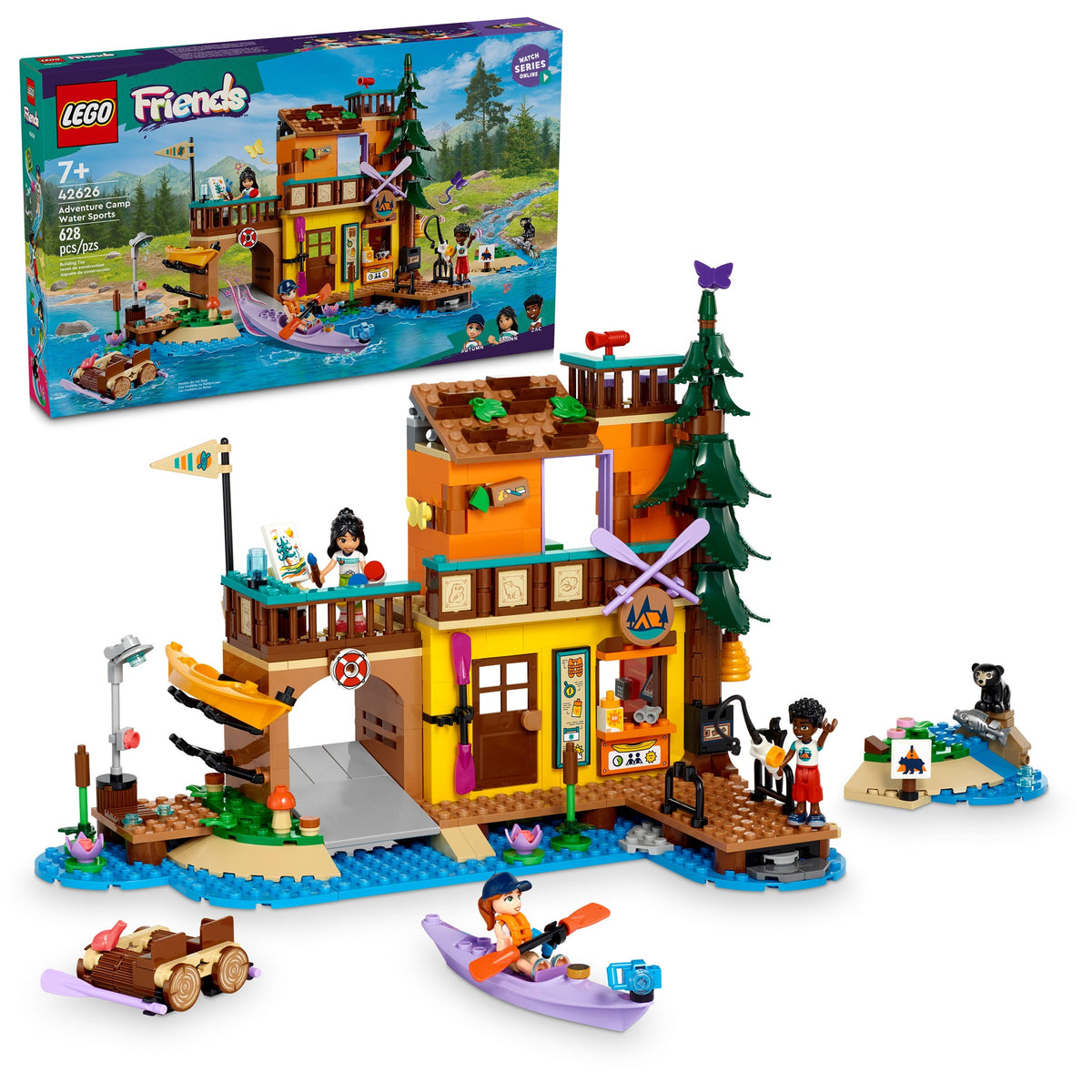 LEGO Toys & Games LEGO Friends Adventure Camp Water Sports, 42626, Ages 7+, 628 Pieces 673419390361