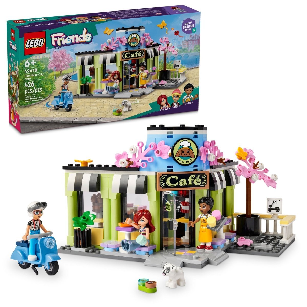 LEGO Toys & Games LEGO Friends Heartlake City Café, 42618, Ages 6+, 426 Pieces 673419390309