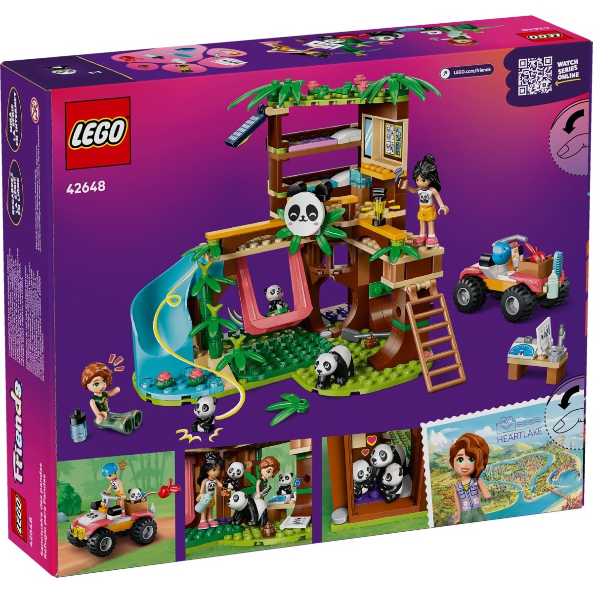 LEGO Friends Panda Sanctuary Animal Care, 42648 | Party Expert