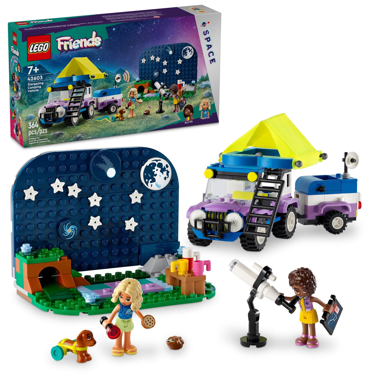 LEGO Toys & Games LEGO Friends Stargazing Camping Vehicle, 42603, Ages 7+, 364 Pieces 673419390101