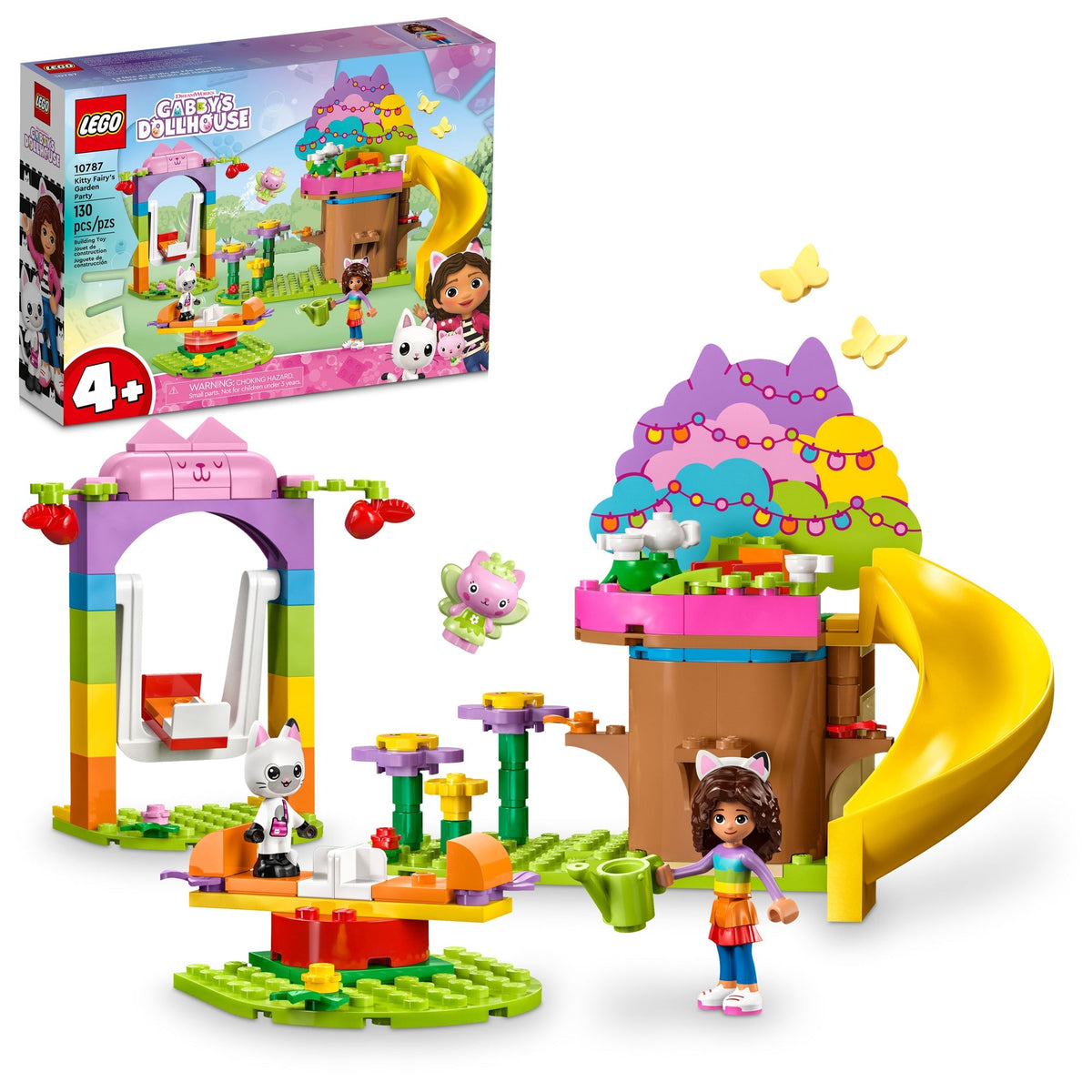LEGO Toys & Games LEGO Gabby's Dollhouse Kitty Fairy's Garden Party, 10787, Ages 4+, 130 Pieces