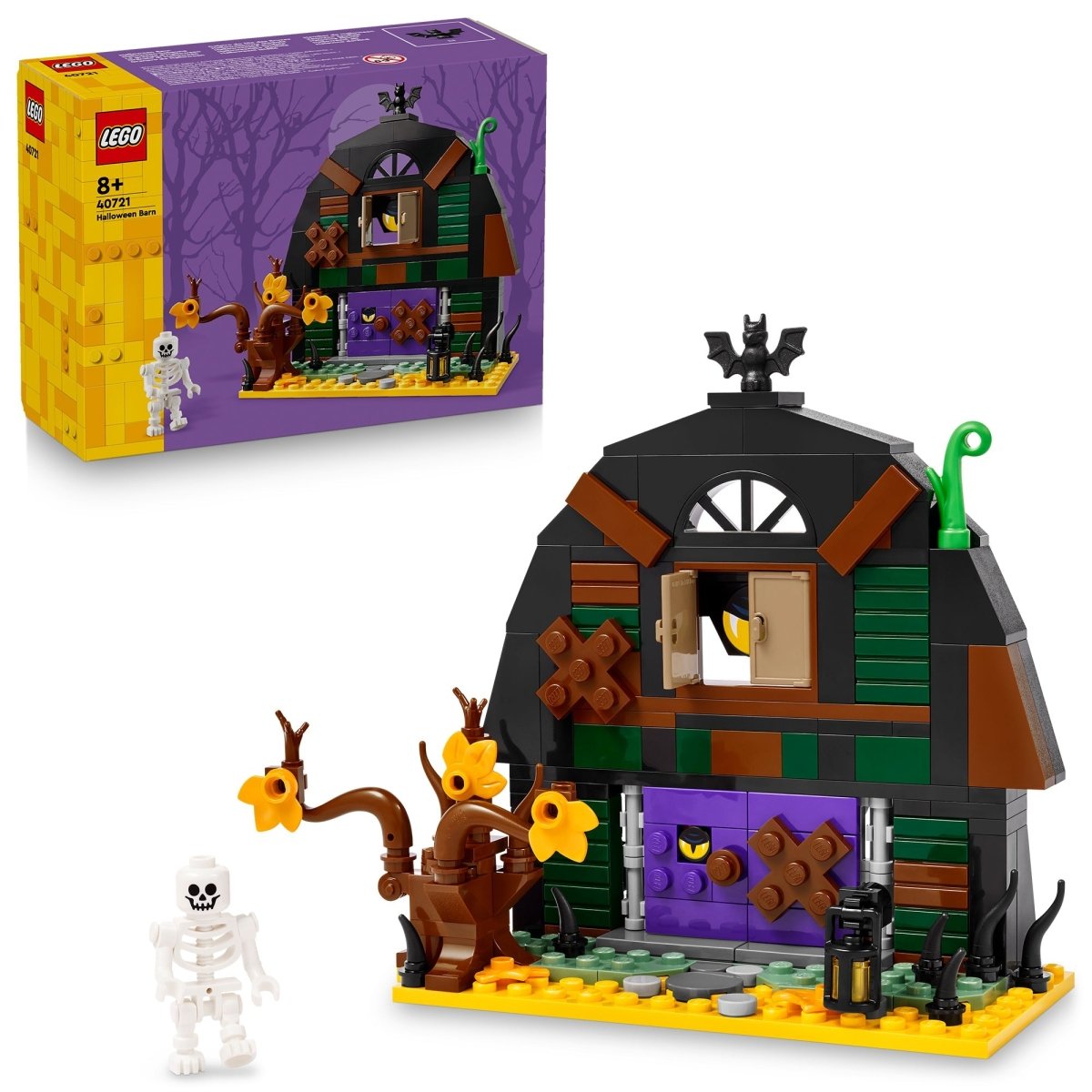 LEGO Toys & Games LEGO Halloween Barn, 40721, Ages 8+, 205 Pieces 67341939376
