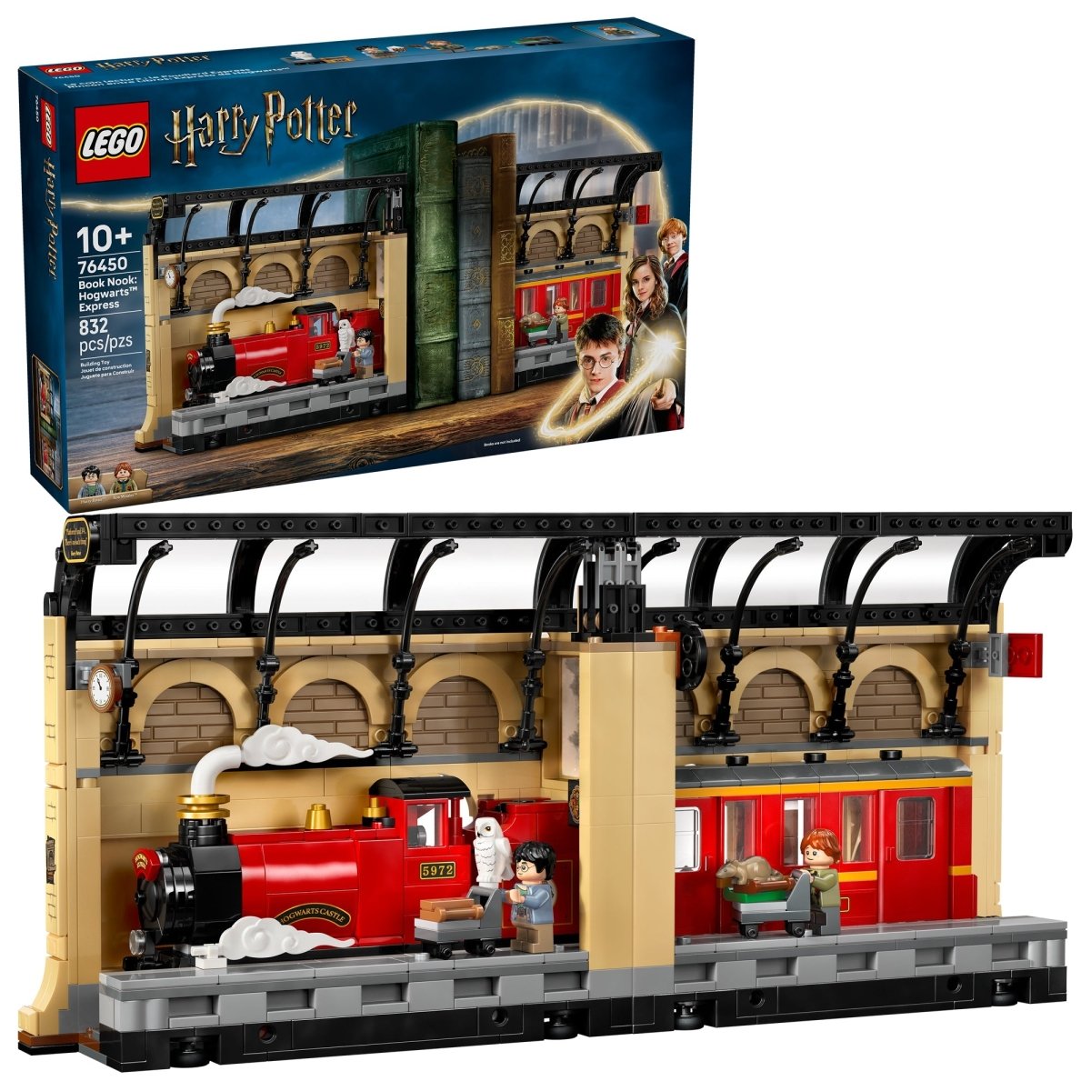 LEGO Toys & Games LEGO Harry Potter Book Nook: Hogwarts Express, 76450, Ages 10+, 832 Pieces 673419403832