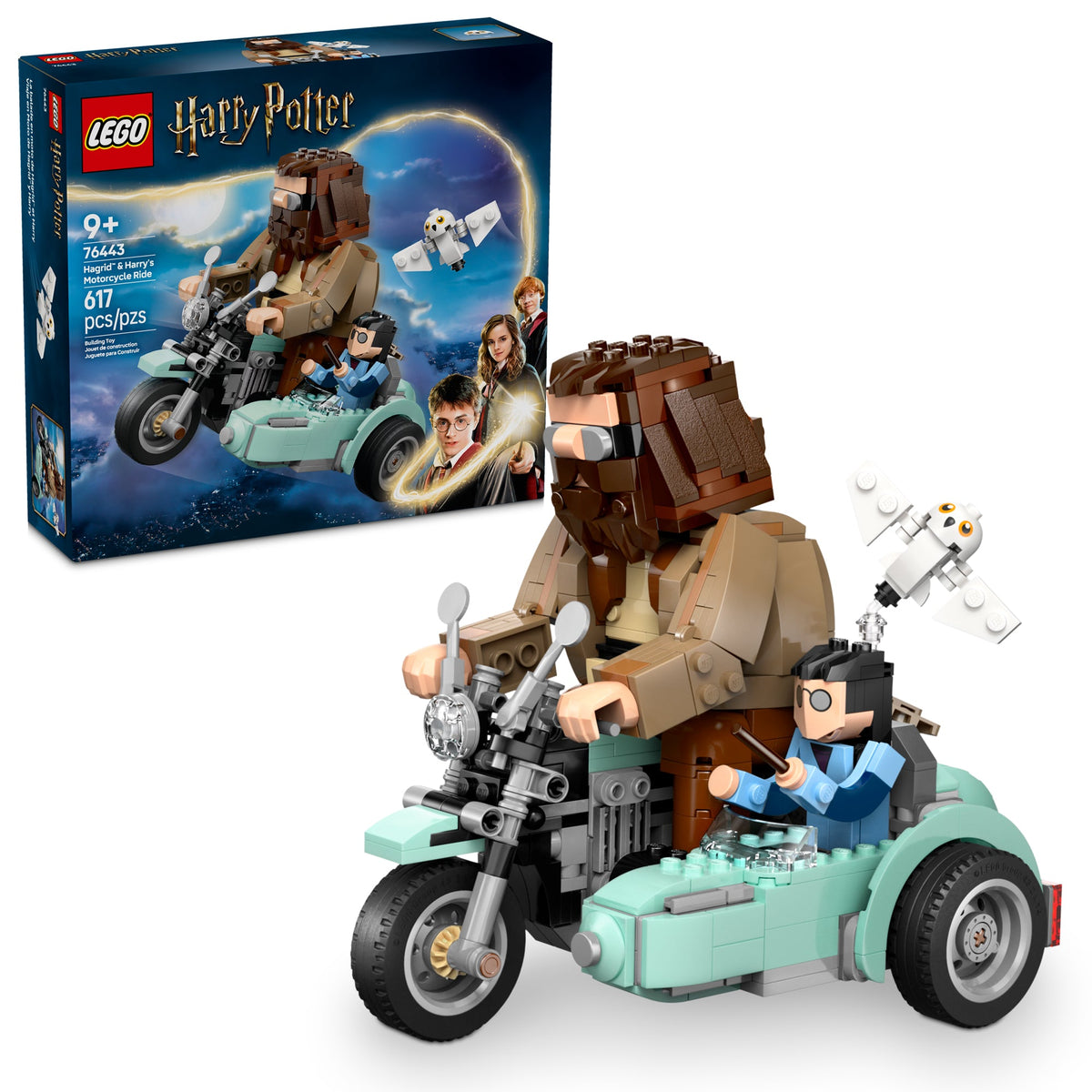 LEGO Toys & Games LEGO Harry Potter Hagrid & Harry's Motorcycle Ride, 76443, Ages 9+, 617 Pieces 673419403764