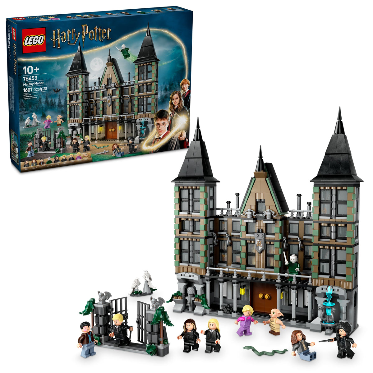 LEGO Toys & Games LEGO Harry Potter Malfoy Manor, 76453, Ages 10+, 1601 Pieces 673419403863