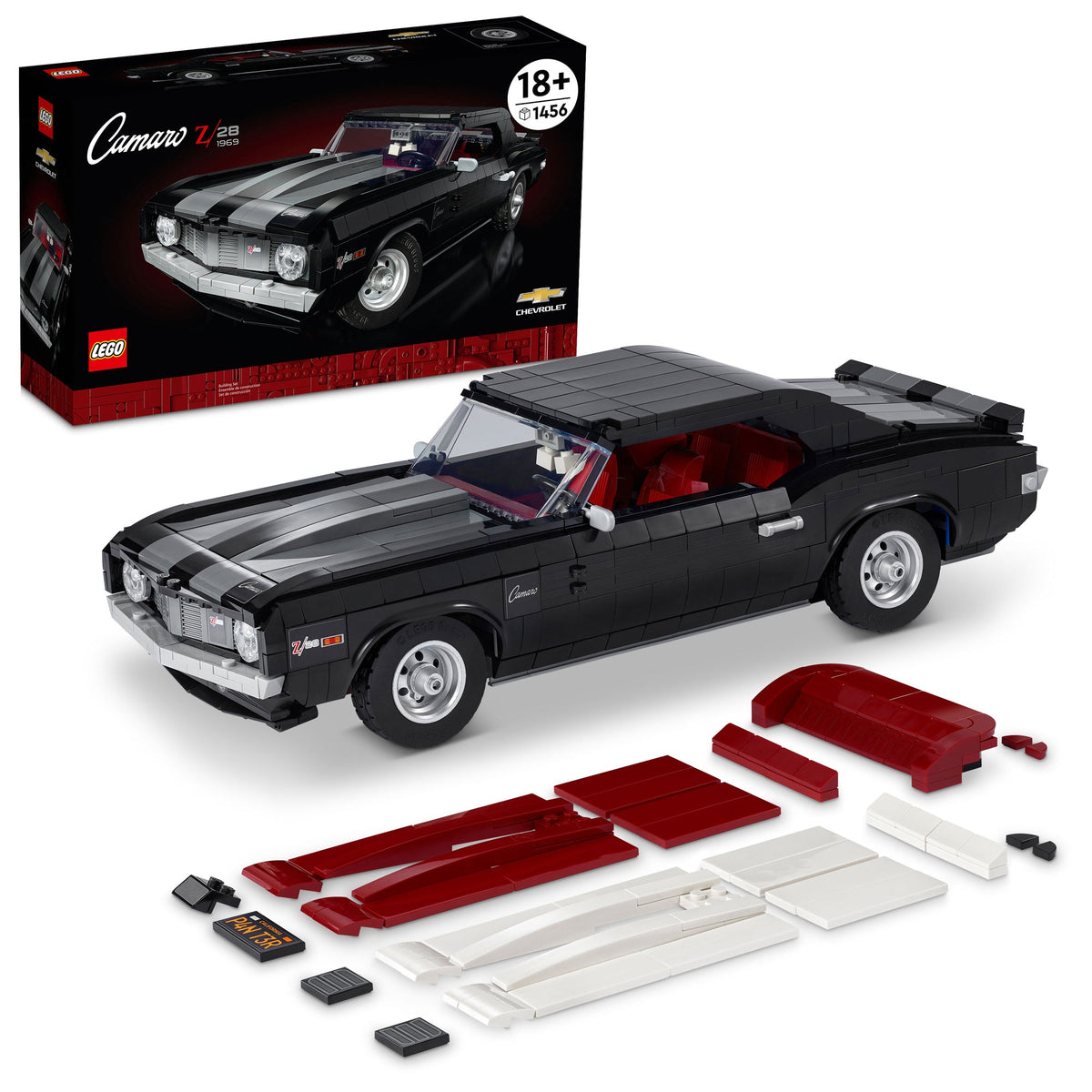 LEGO Toys & Games LEGO Icons Chevrolet Camaro Z28, 10304, Ages 18+, 1456 Pieces