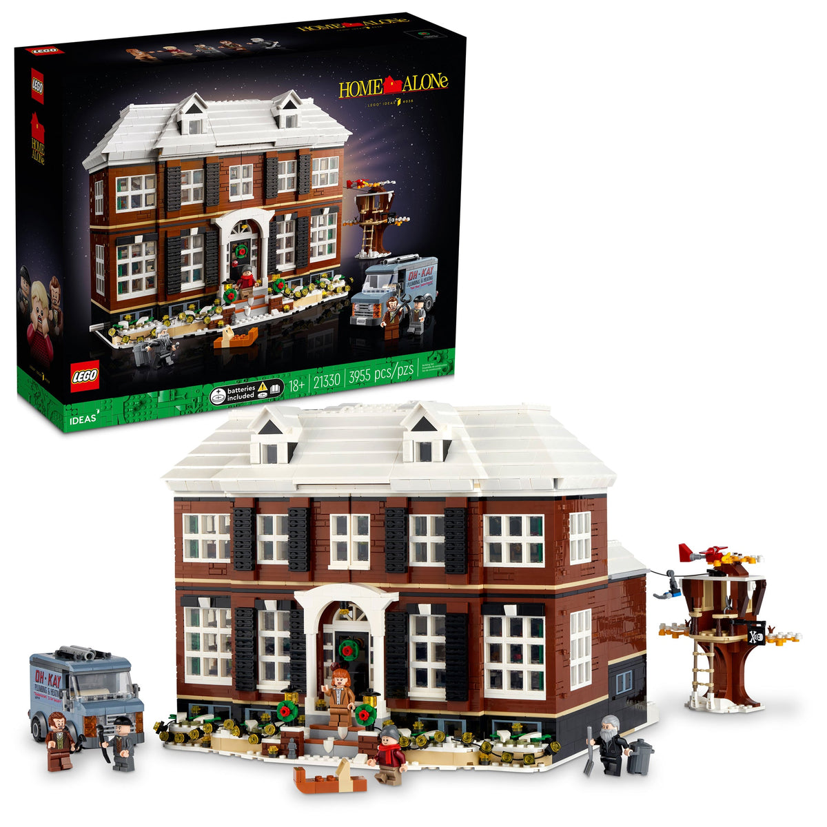 LEGO Toys & Games LEGO Ideas Home Alone, 21330, Ages 18+, 3955 Pieces 673419345842