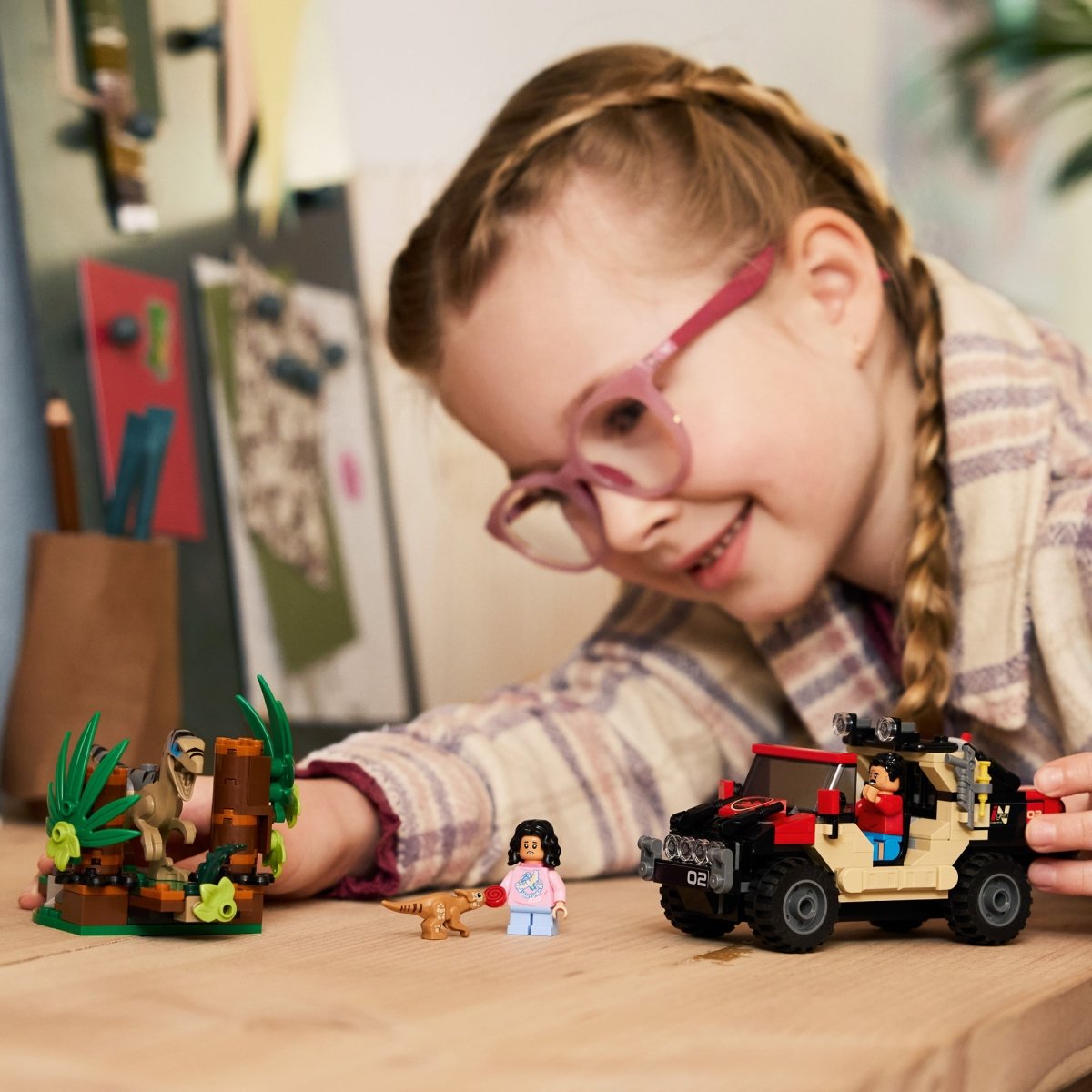LEGO Jurassic World Raptor Off-Road Escape, 76972 | Party Expert