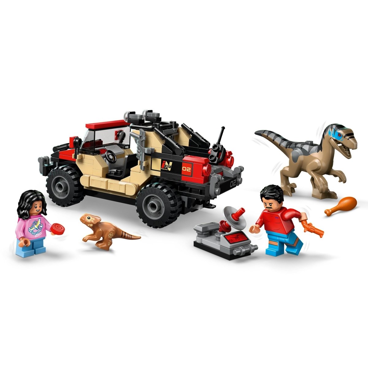 LEGO Jurassic World Raptor Off-Road Escape, 76972 | Party Expert
