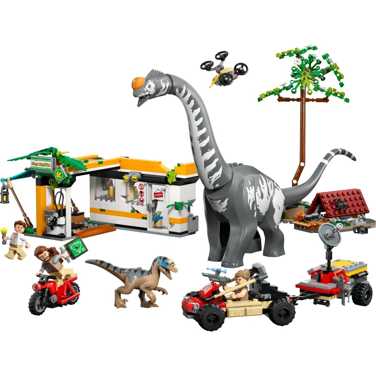 LEGO Jurassic World Raptor Titanosaurus Tracking Mission, 76973