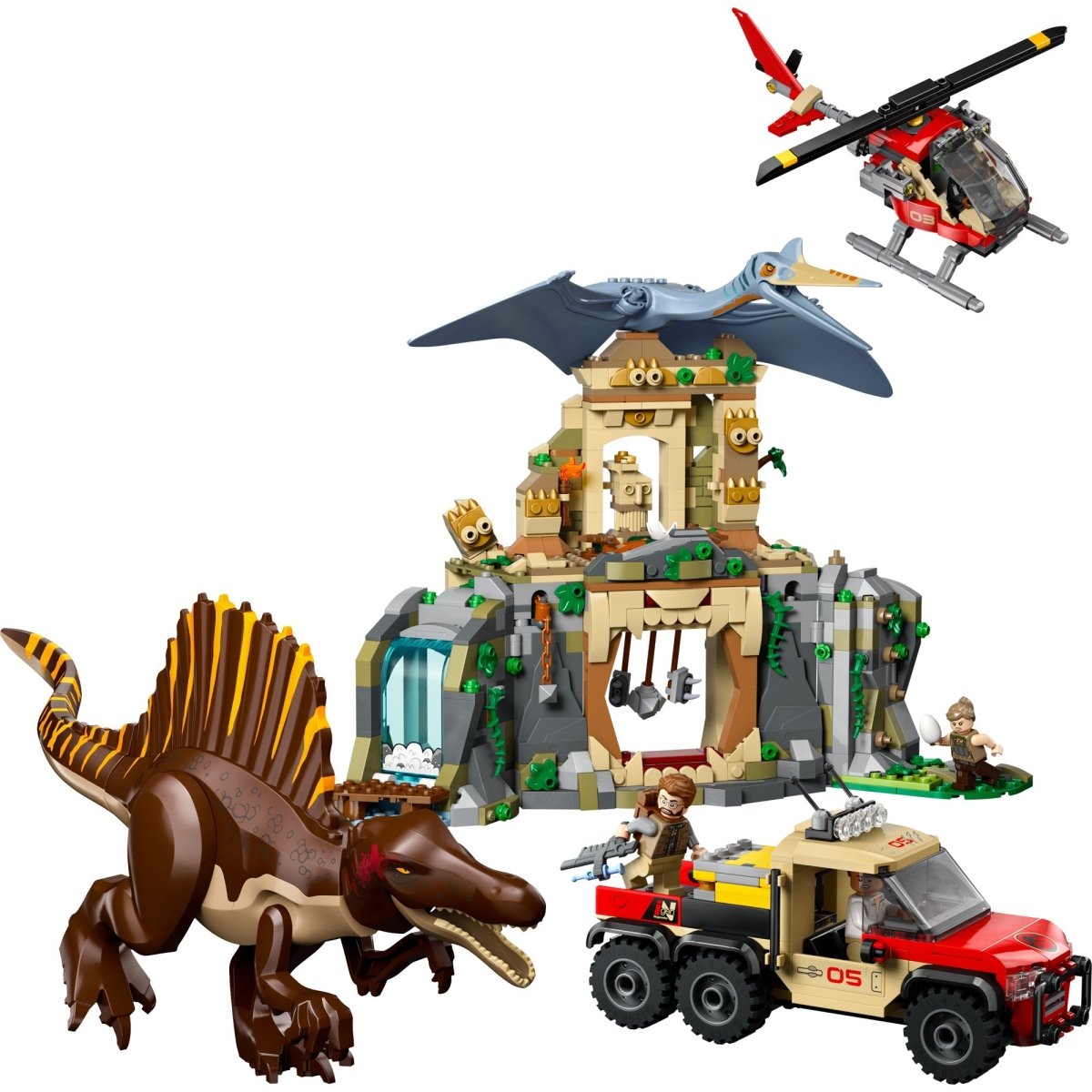 LEGO Jurassic World Spinosaurus Quetzalcoatlus Air Mission