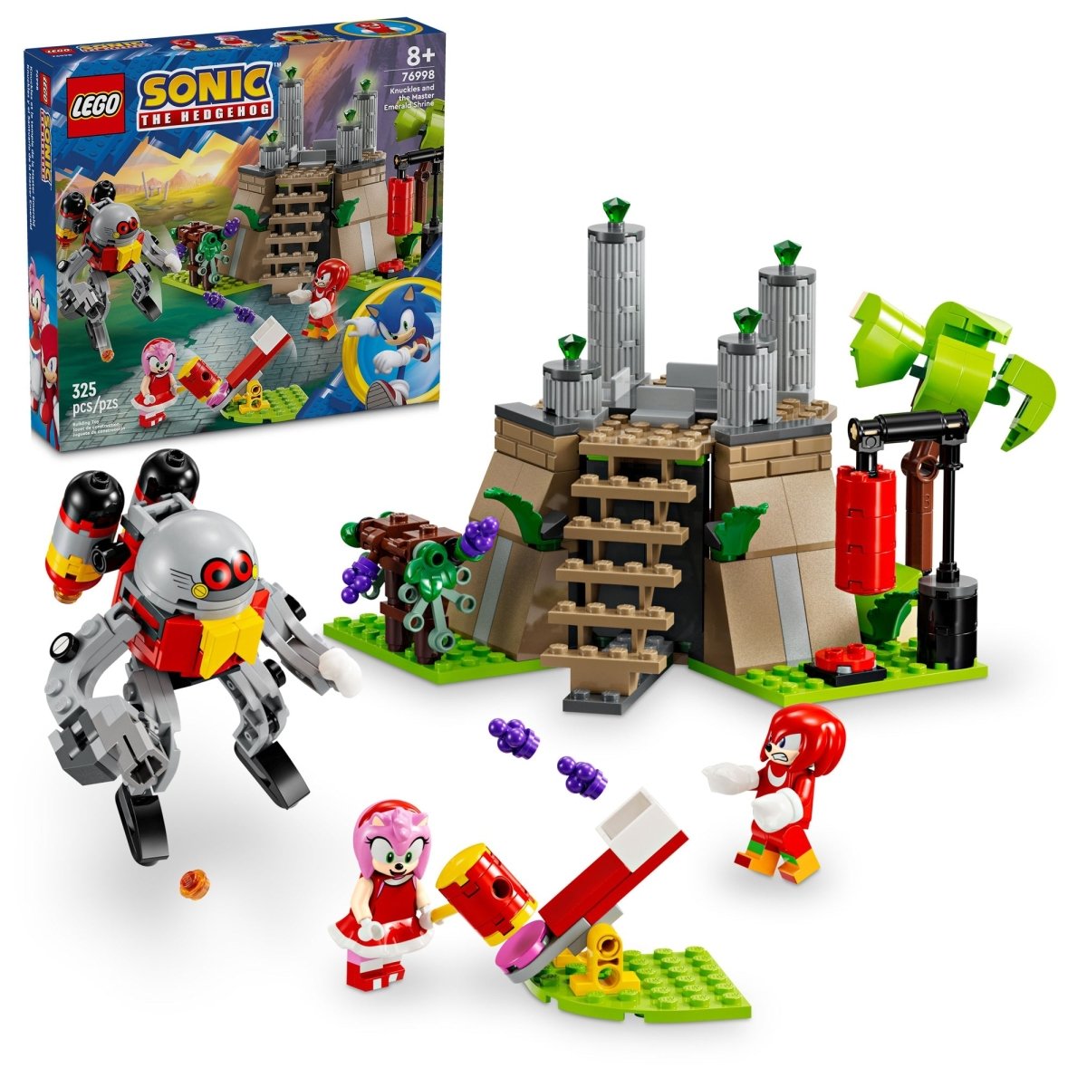 LEGO Toys & Games LEGO Knuckles and the Master Emerald Shrine, 76998, Ages 8+, 325 Pieces 673419391696