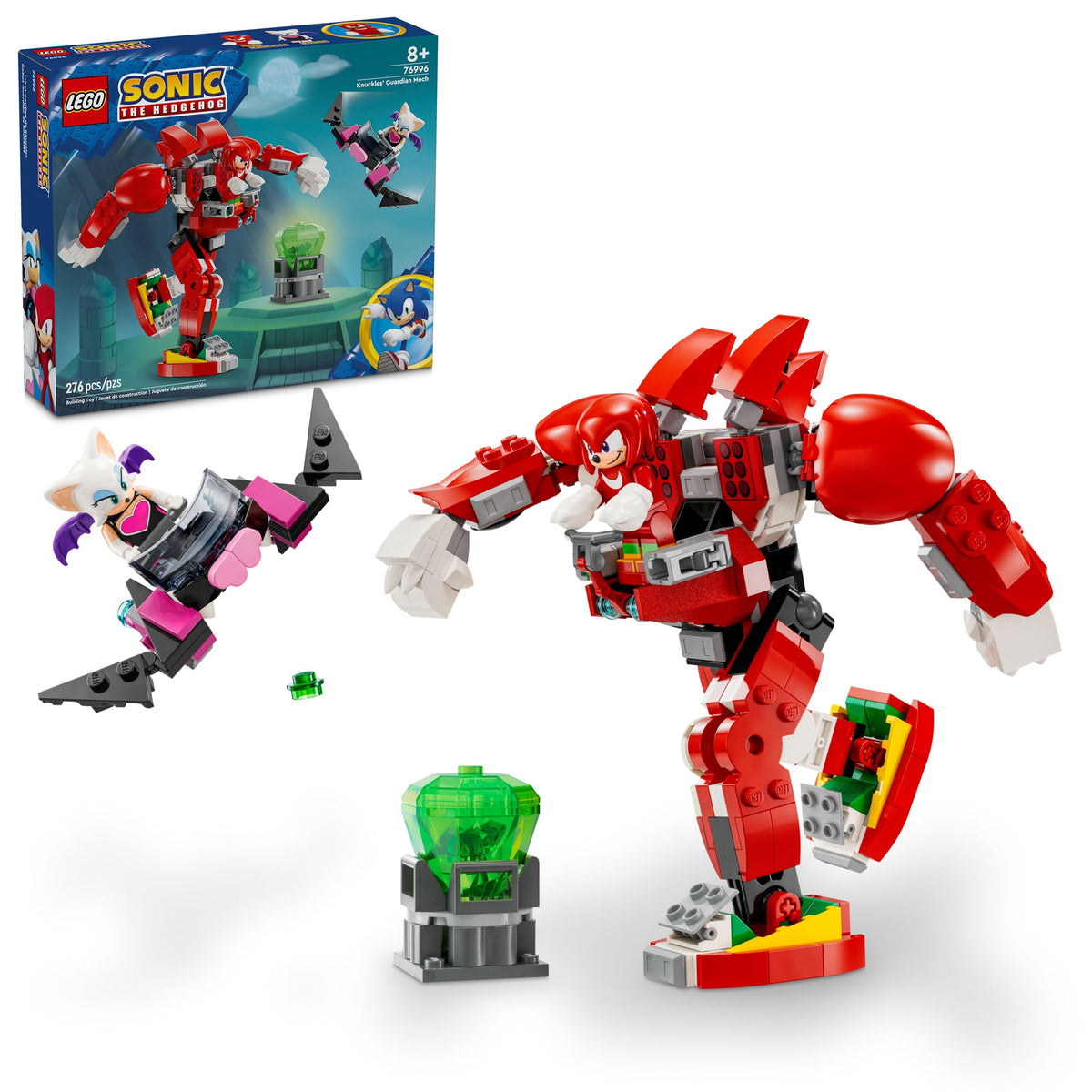 LEGO Toys & Games LEGO Knuckles' Guardian Mech, 76996, Ages 8+, 276 Pieces 673419391672