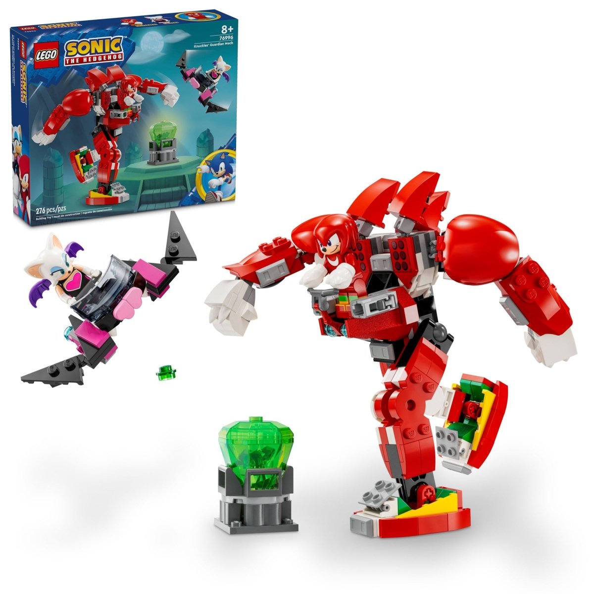 LEGO Toys & Games LEGO Knuckles' Guardian Mech, 76996, Ages 8+, 276 Pieces 673419391672