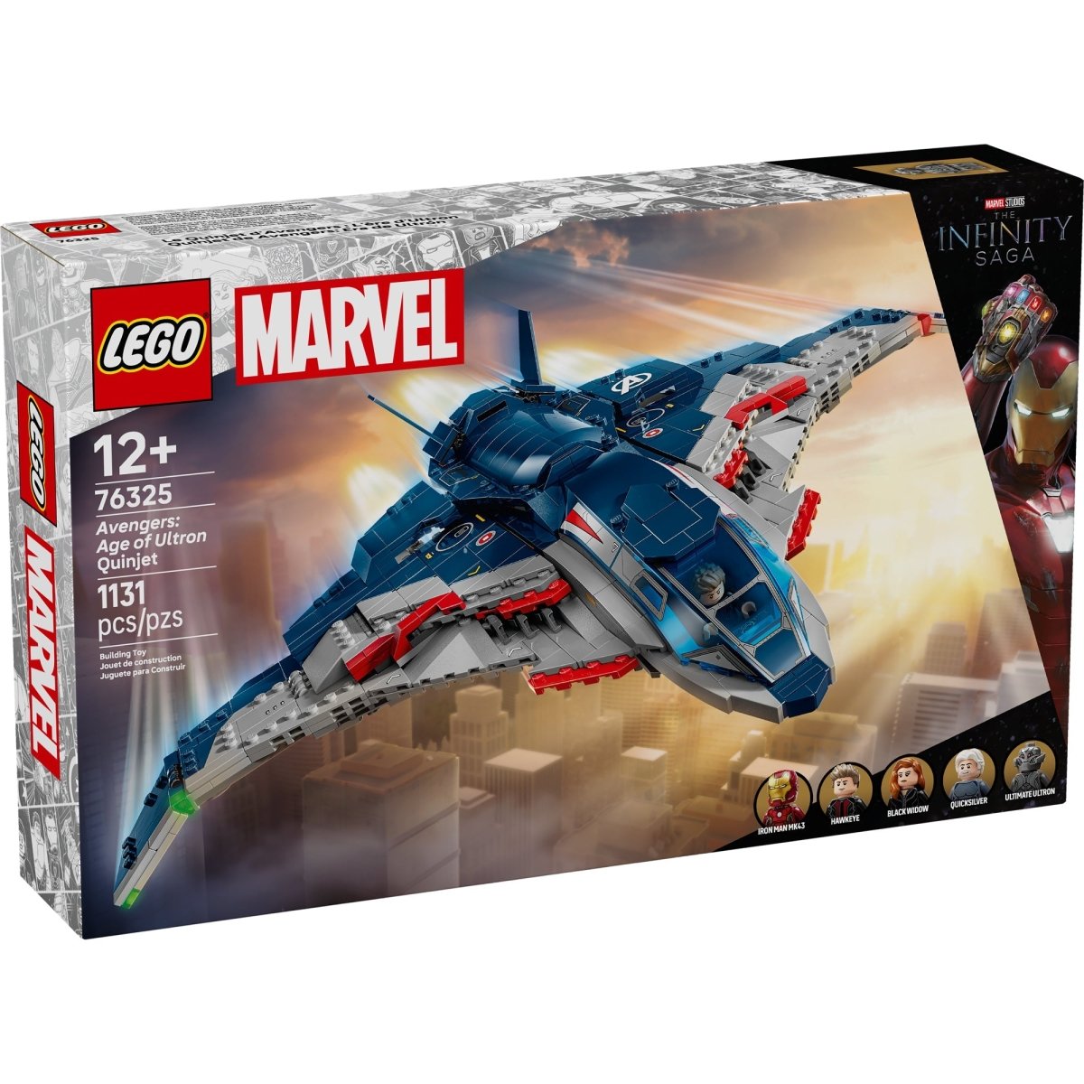 LEGO Marvel Avengers: Age of Ultron Quinjet, 76325 | Party Expert