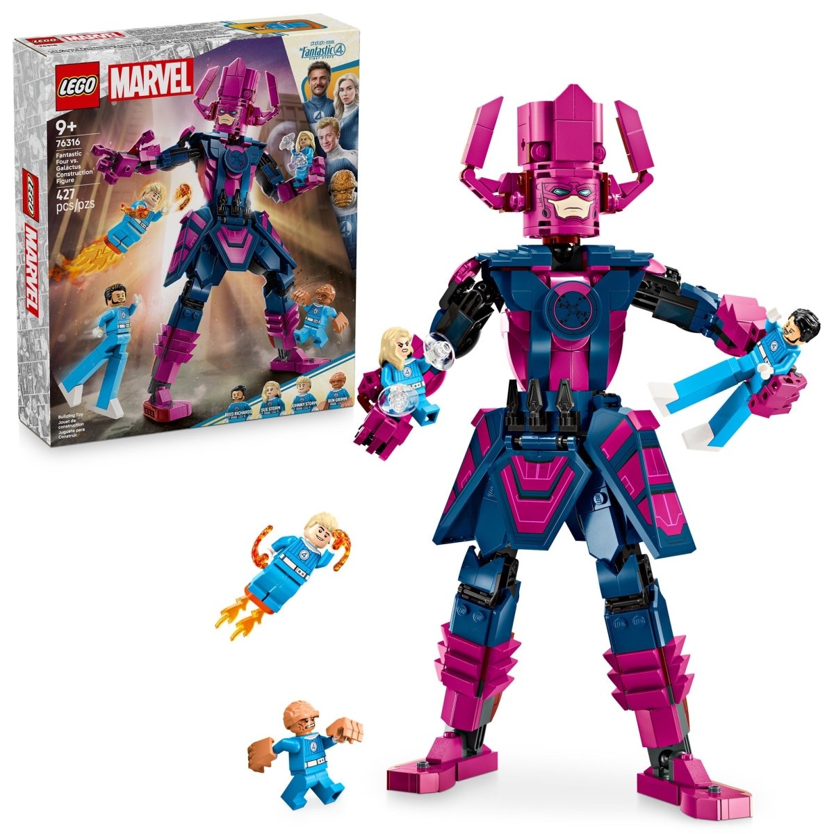 LEGO Toys & Games LEGO Marvel Fantastic Four vs. Galactus Construction Figure, 76316, Ages 9+, 427 Pieces 673419406369