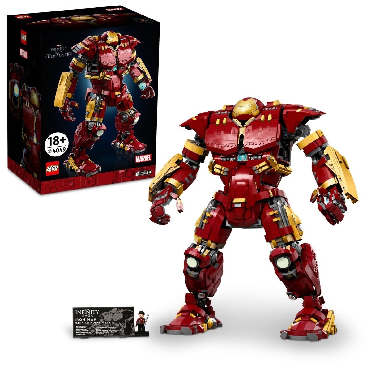 LEGO Toys & Games LEGO Marvel Hulkbuster, 76210, Ages 18+, 4049 Pieces 673419356473