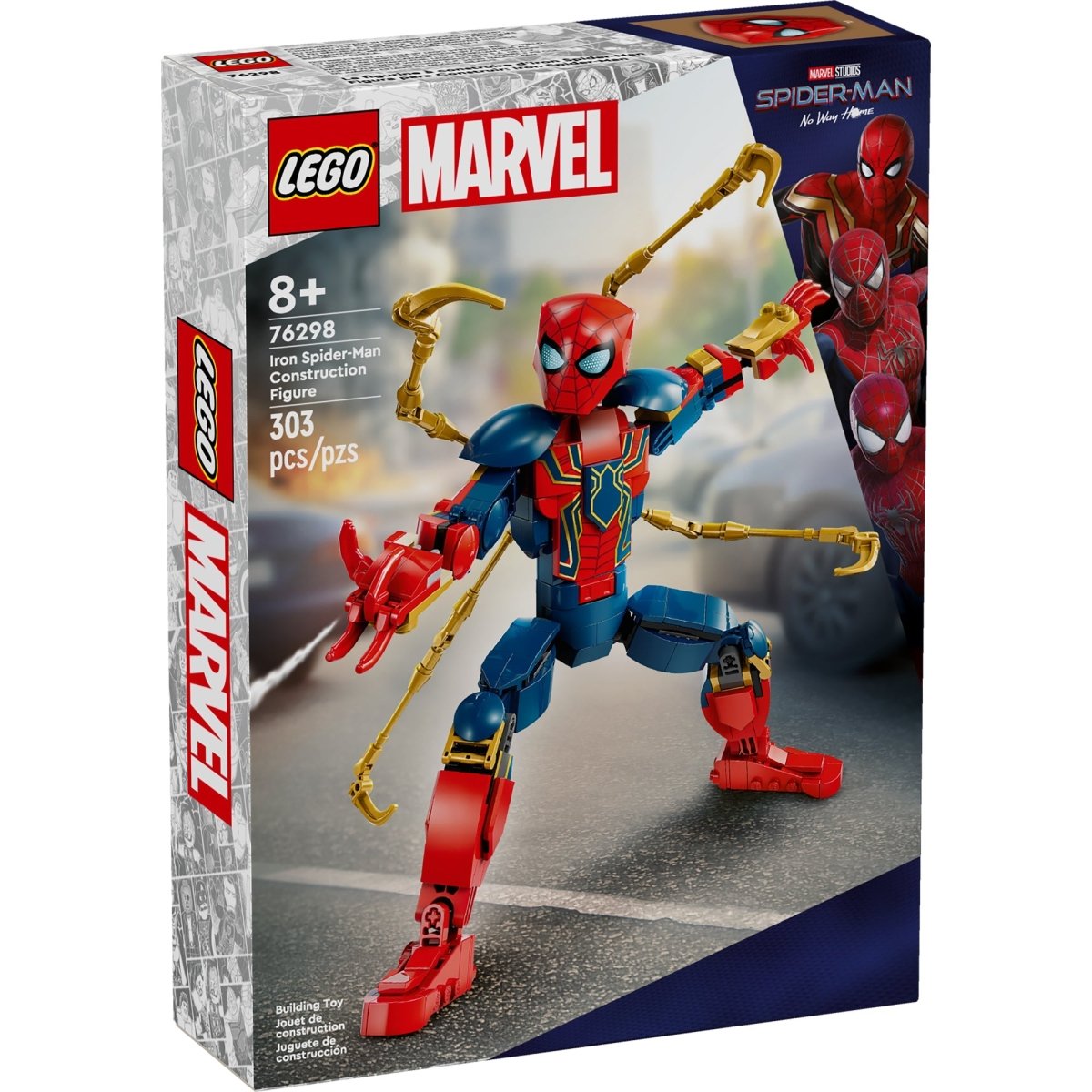 LEGO Marvel Iron Spider-Man Construction Figure, 76298 Party Expert
