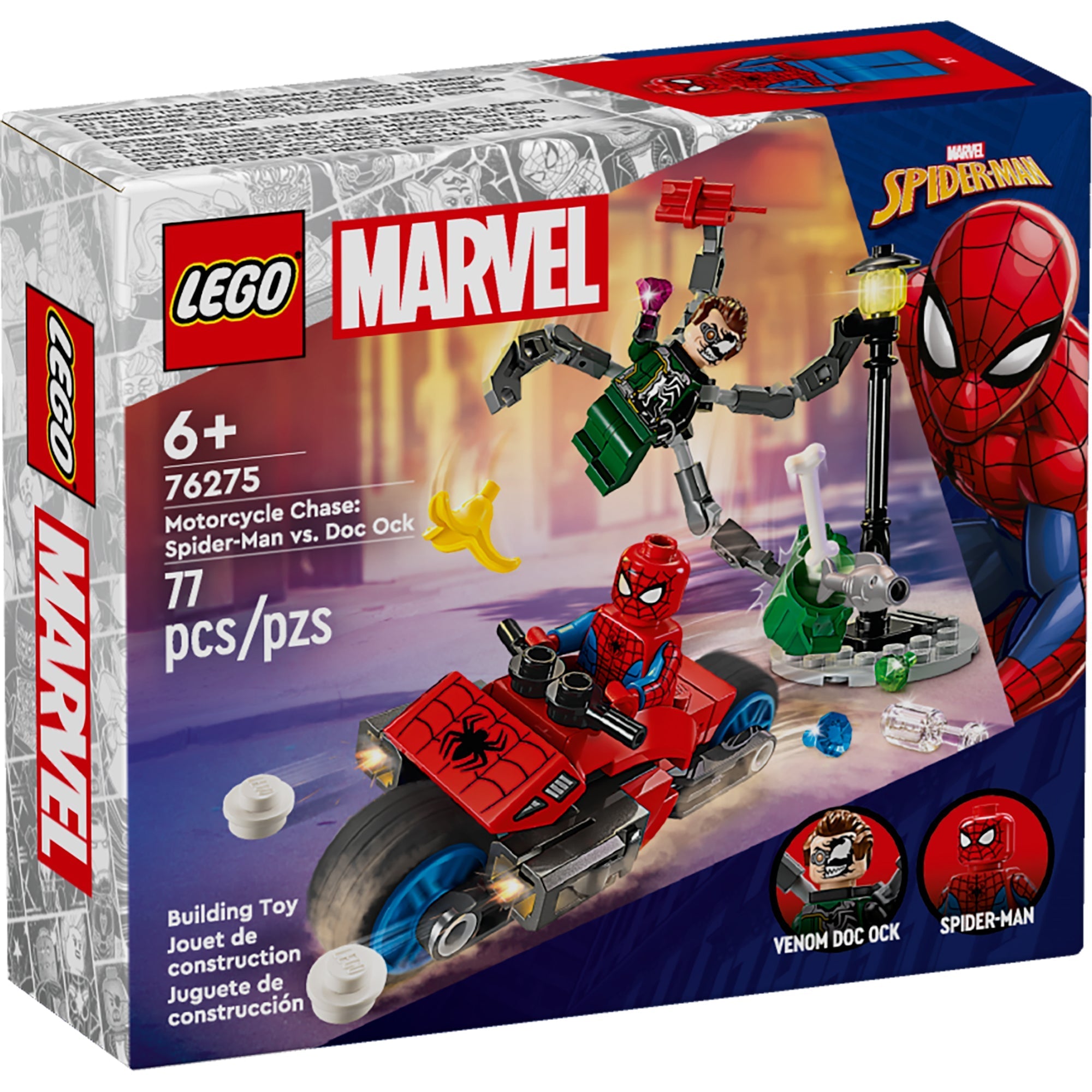 LEGO Marvel Motorcycle Chase: Spider-Man vs. Doc Ock | Party