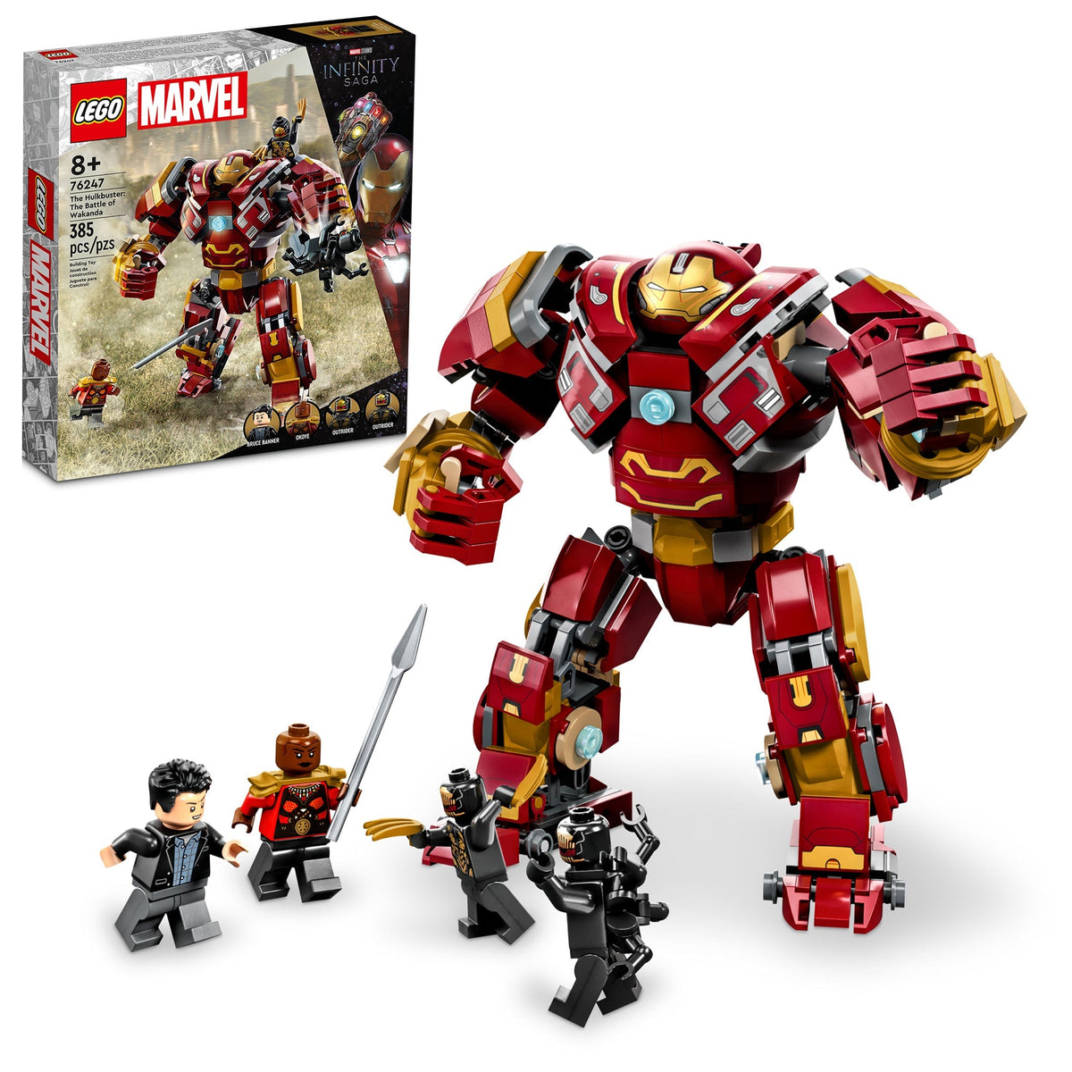 LEGO Toys & Games LEGO Marvel The Hulkbuster: The Battle of Wakanda, 76247, Ages 8+, 385 Pieces 673419376617