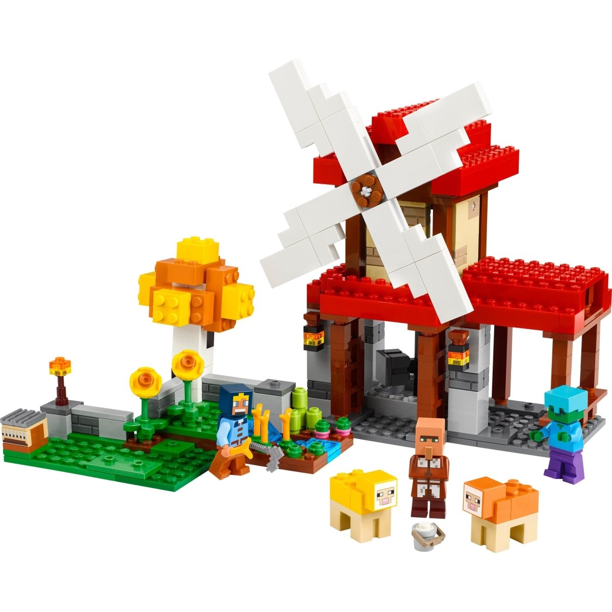 LEGO Minecraft The Windmill Farm, 21262, Ages 8+ | Party Expert