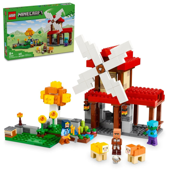 LEGO Minecraft The Windmill Farm, 21262, Ages 8+ Party Expert