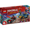 LEGO Toys & Games LEGO Ninjago Rogue vs. Drix Race Car Duel, 71840, Ages 4+, 111 Pieces 673419405089