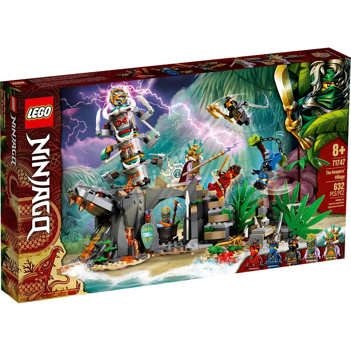 LEGO Toys & Games LEGO Ninjago The Keepers' Village, 71747, Ages 8+, 632 Pieces 673419336680