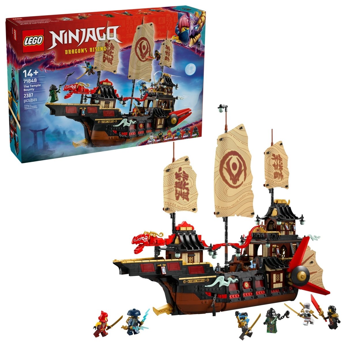 LEGO Toys & Games LEGO Ninjago The Temple Bounty, 71848, Ages 14+, 2387 Pieces 673419405201