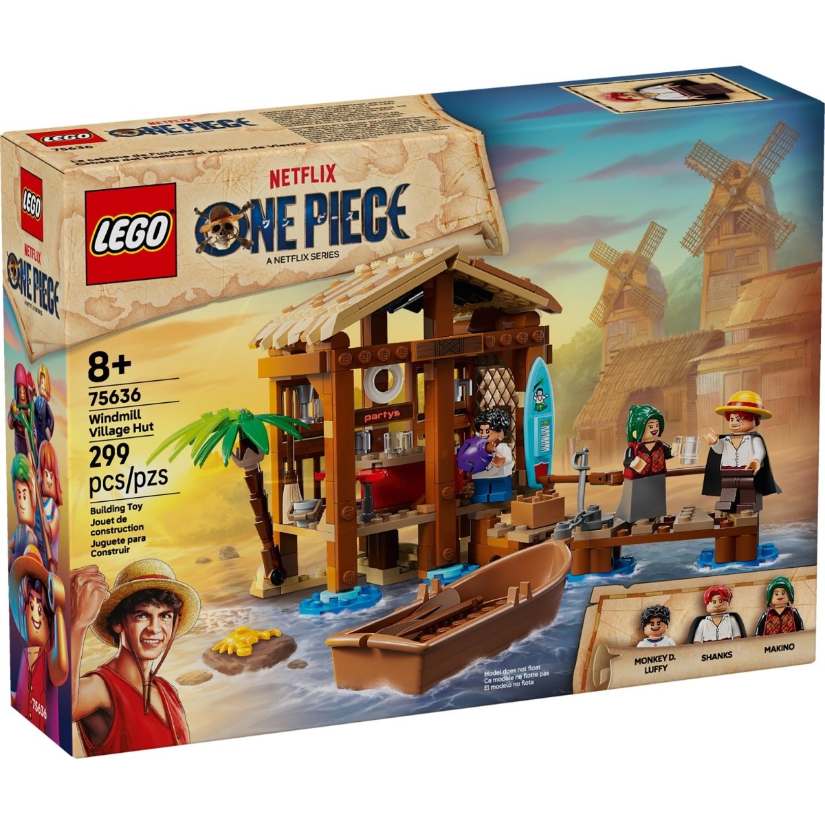 LEGO One Piece Windmill Village Hut, 75636 | Party Expert