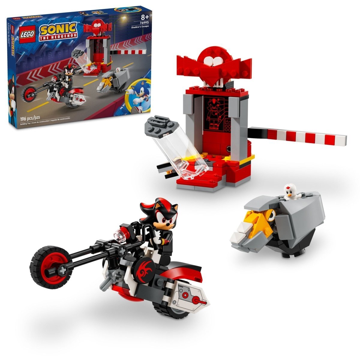 LEGO Toys & Games LEGO Shadow the Hedgehog Escape, 76995, Ages 8+, 196 Pieces 673419391665