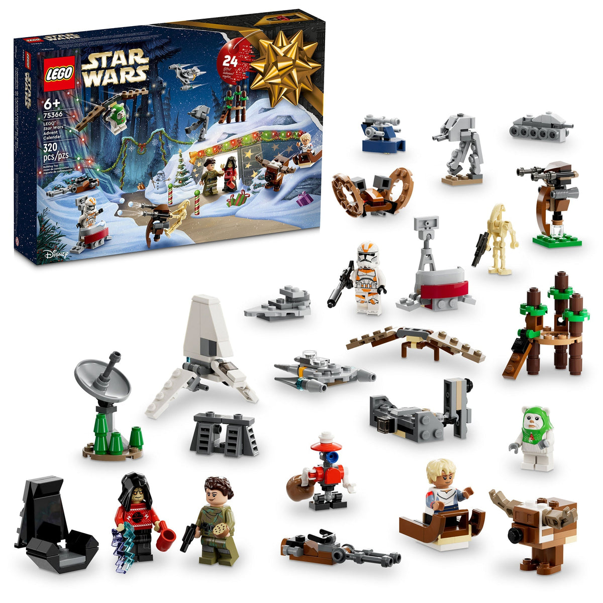 LEGO Toys & Games LEGO Star Wars Advent Calendar 2023, 75366, Ages 6+, 320 Pieces