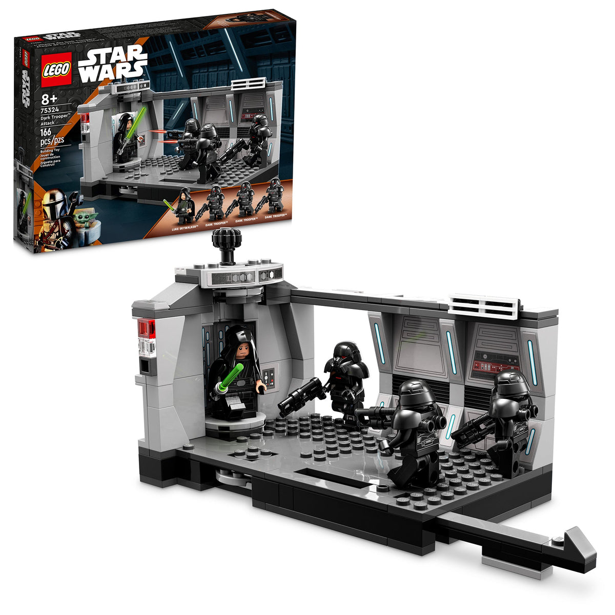 LEGO Toys & Games LEGO Star Wars Dark Trooper Attack, 75324, Ages 8+, 166 Pieces 673419356749