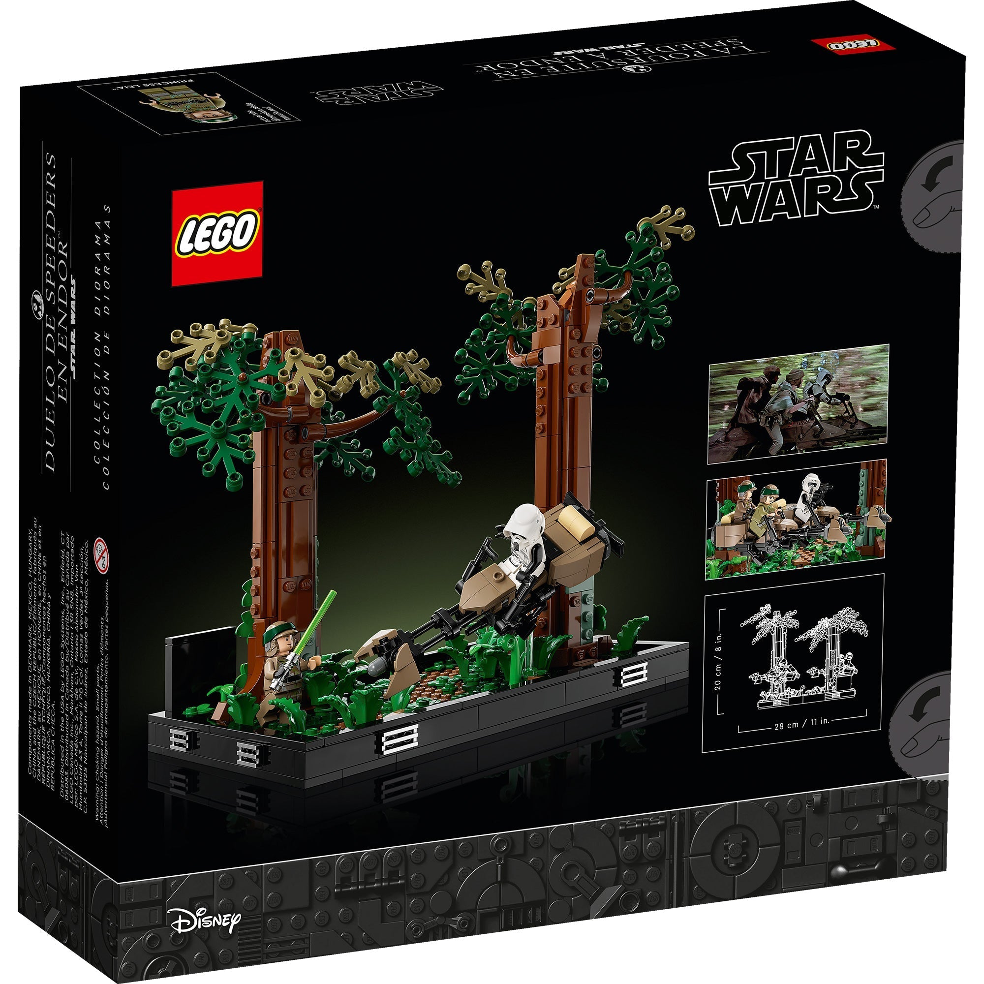 LEGO Star Wars Endor Speeder Chase Diorama 75353 Party Expert