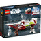 LEGO Toys & Games LEGO Star Wars Obi-Wan Kenobi’s Jedi Starfighter, 75333, Ages 7+, 282 Pieces 673419357531