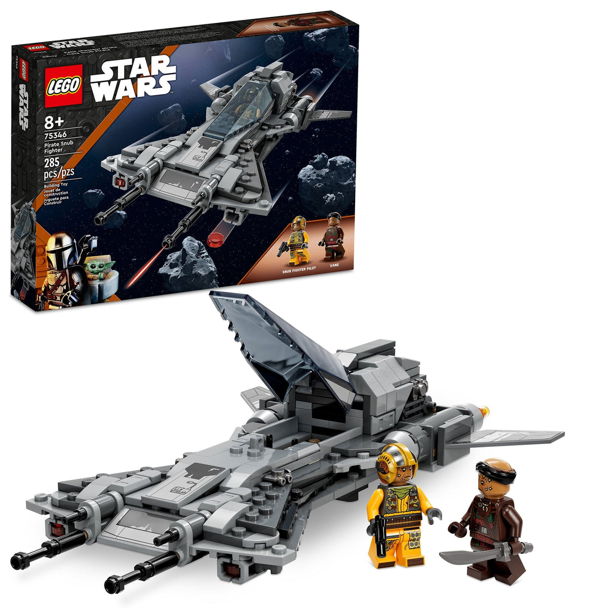 LEGO Toys & Games LEGO Star Wars Pirate Snub Fighter, 75346, Ages 8+, 285 Pieces