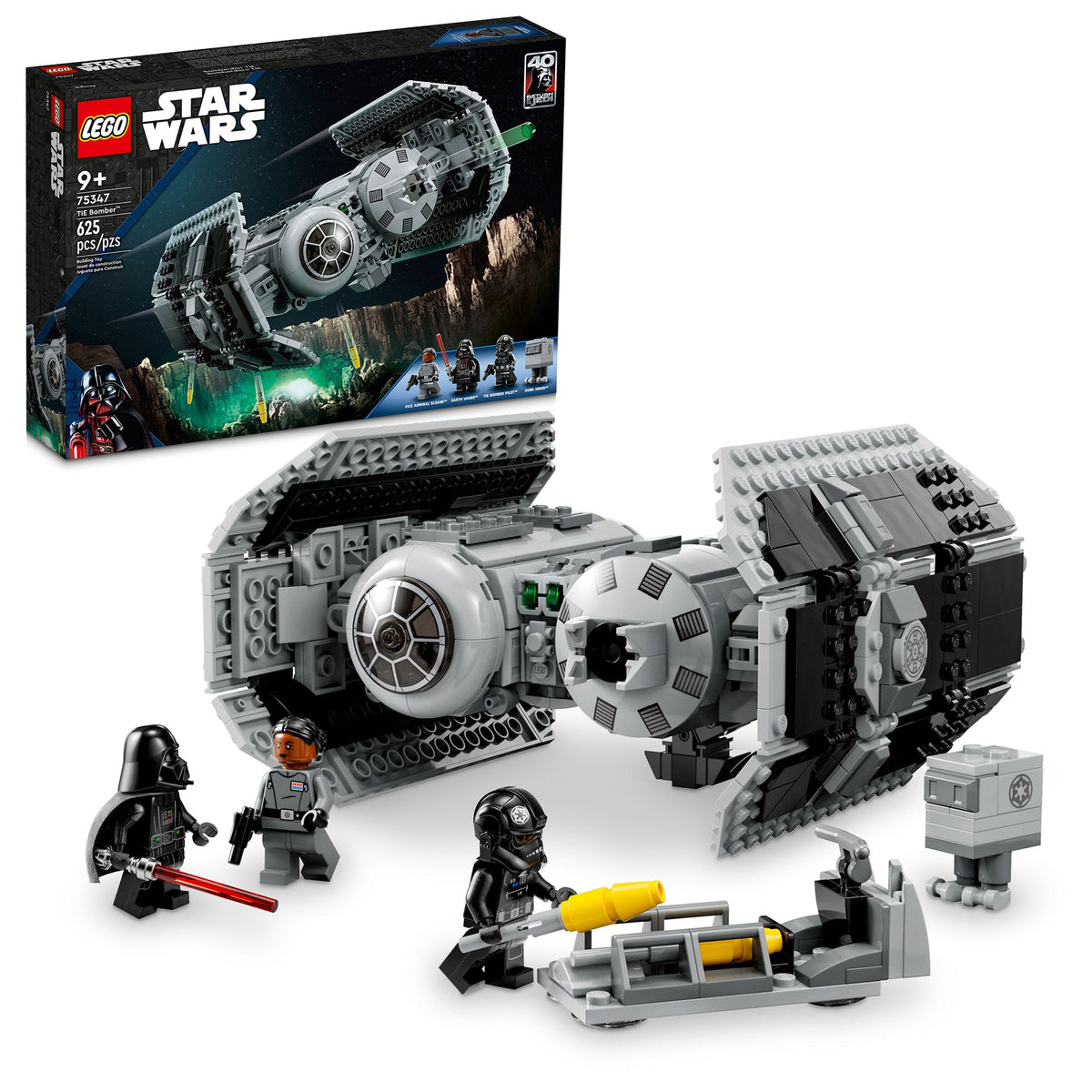 LEGO Toys & Games LEGO Star Wars TIE Bomber, 75347, Ages 9+, 625 Pieces 673419376914