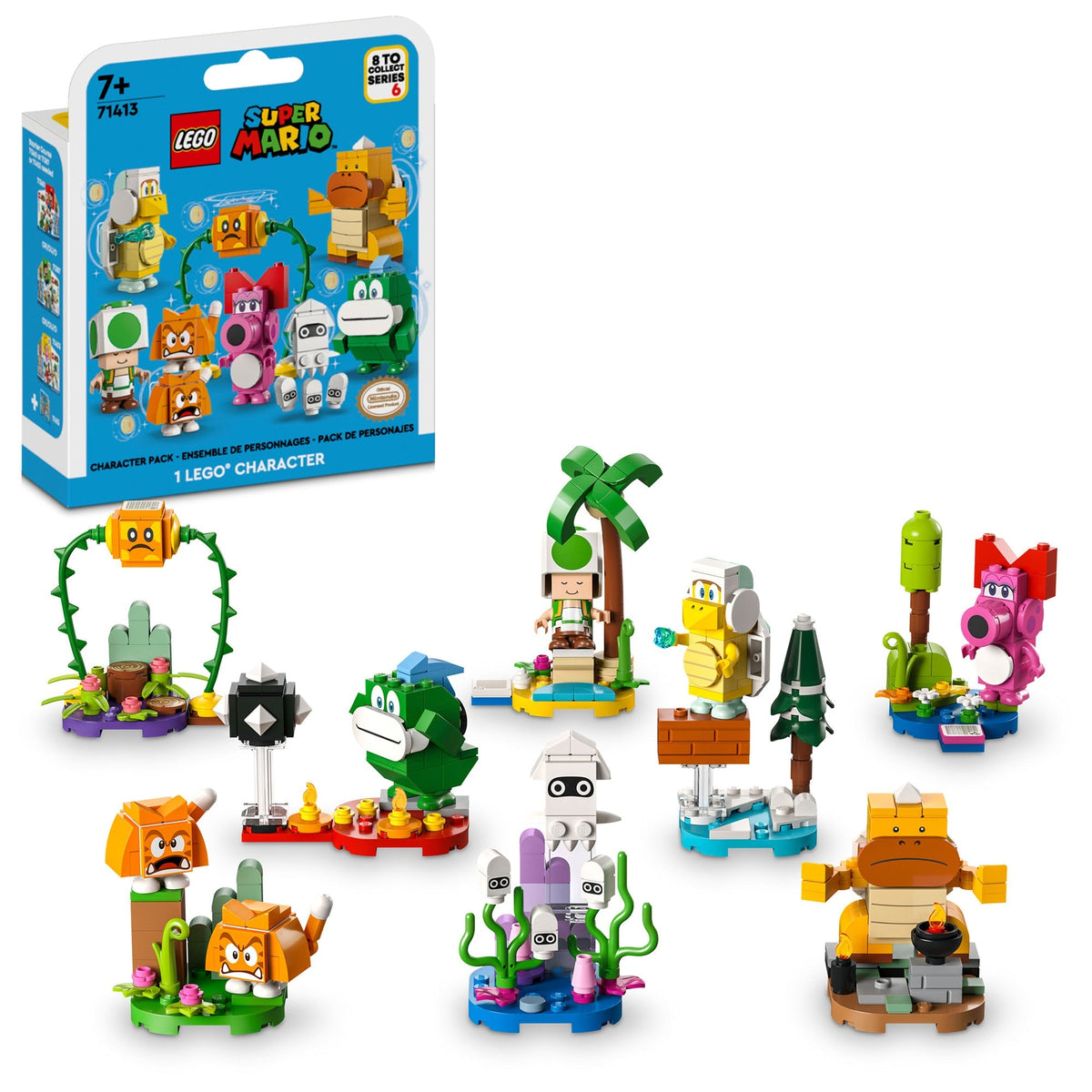 LEGO Toys & Games LEGO Super Mario Character Packs Series 6, 71413, Ages 7+, 52 Pieces 673419373708