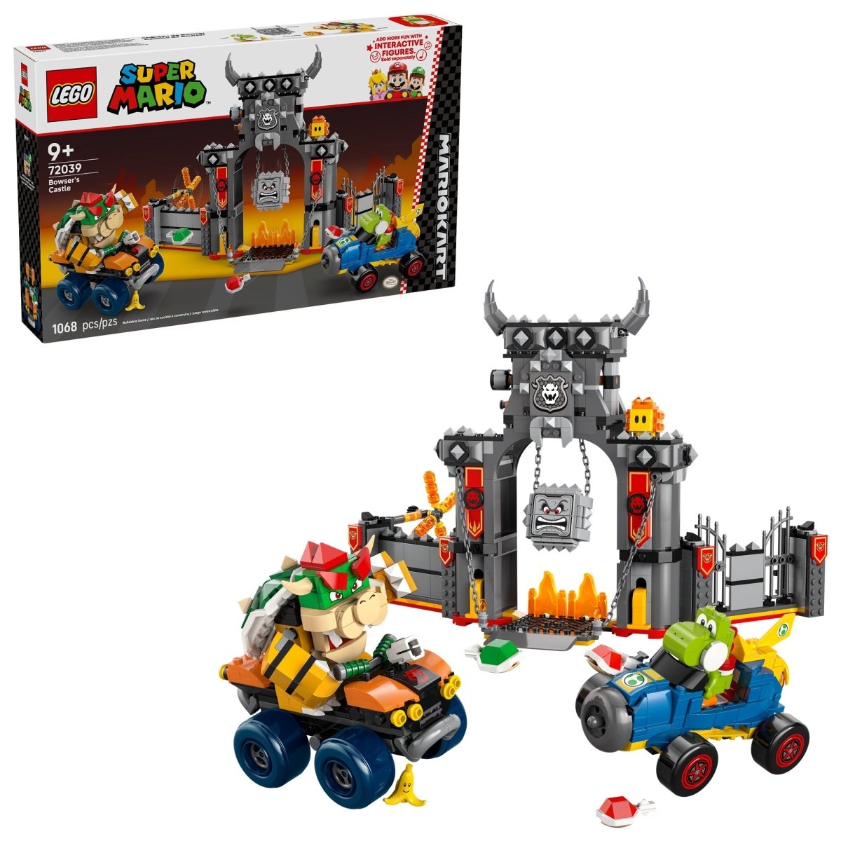 LEGO Toys & Games LEGO Super Mario Kart : Bowser's Castle, 72039, Ages 9+, 1068 Pieces 673419405706