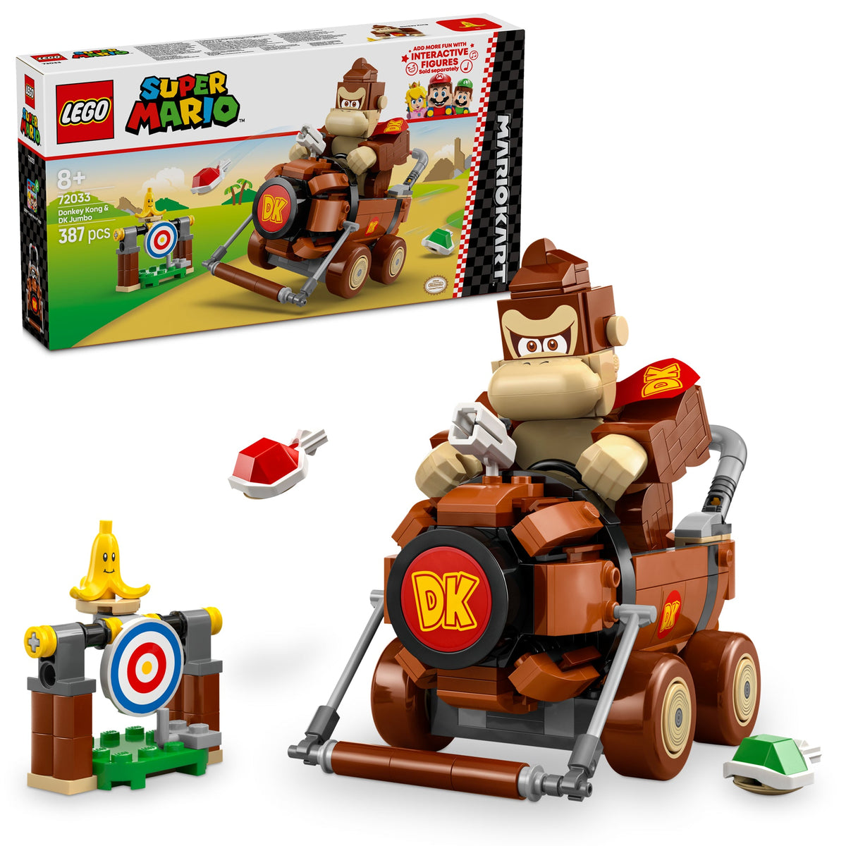 LEGO Toys & Games LEGO Super Mario Kart : Donkey Kong & DK Jumbo, 72033, Ages 8+, 387 Pieces 673419405645