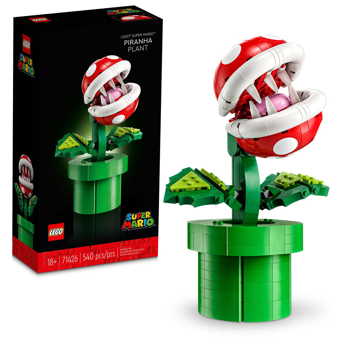 LEGO Toys & Games LEGO Super Mario Piranha Plant, 71426, Ages 18+, 540 Pieces