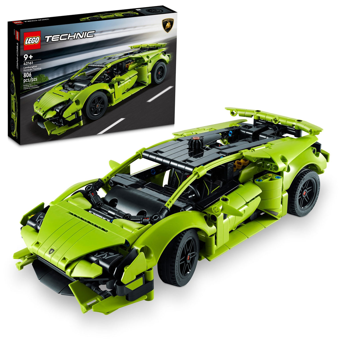 LEGO Toys & Games LEGO Technic Lamborghini Huracán Tecnica, 42161, Ages 9+, 806 Pieces