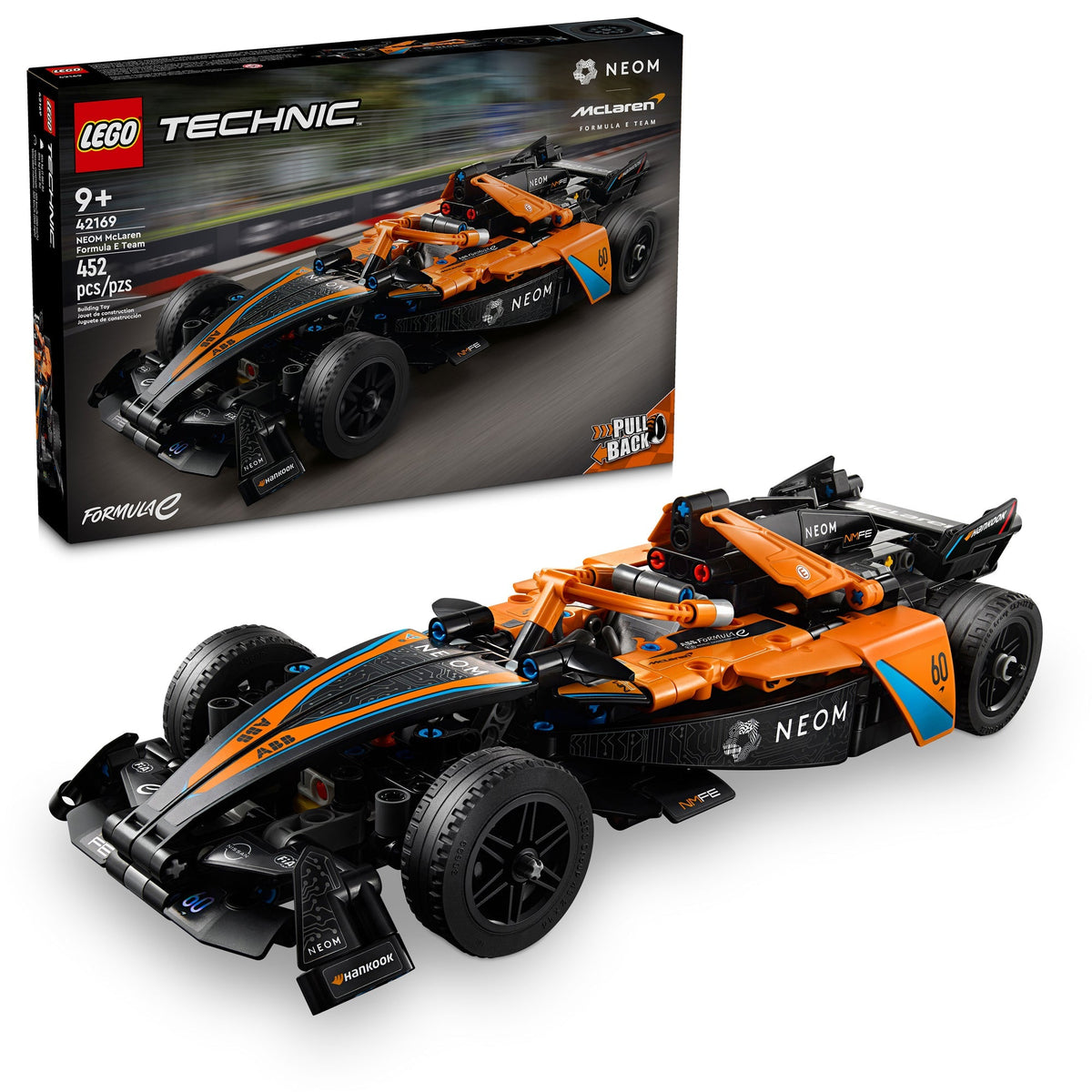 LEGO Toys & Games LEGO Technic NEOM McLaren Formula E Race Car, 42169, Ages 9+, 452 Pieces