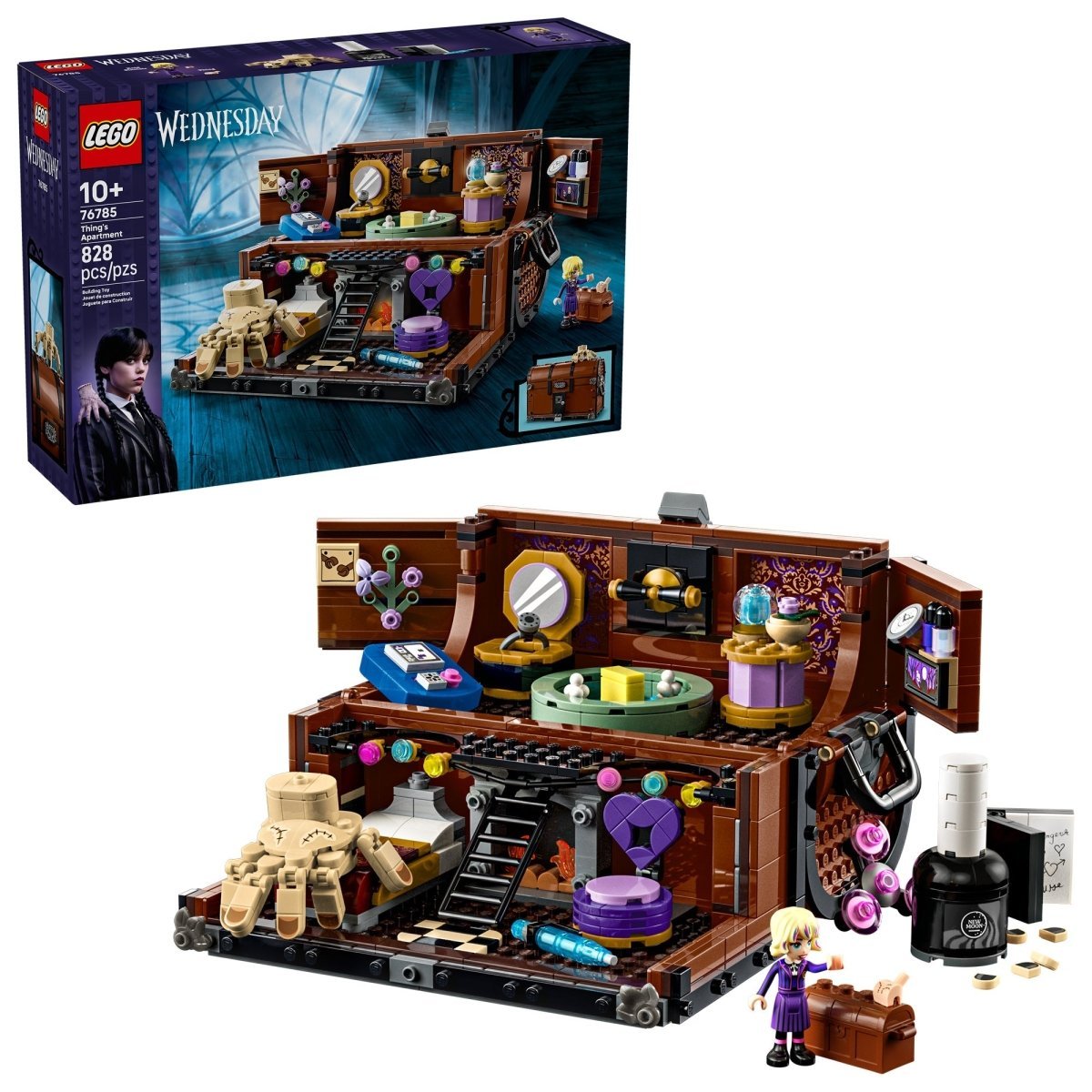 LEGO Toys & Games LEGO Wednesday Thing's Apartment, 76785, Ages 10+, 828 Pieces 673419403955