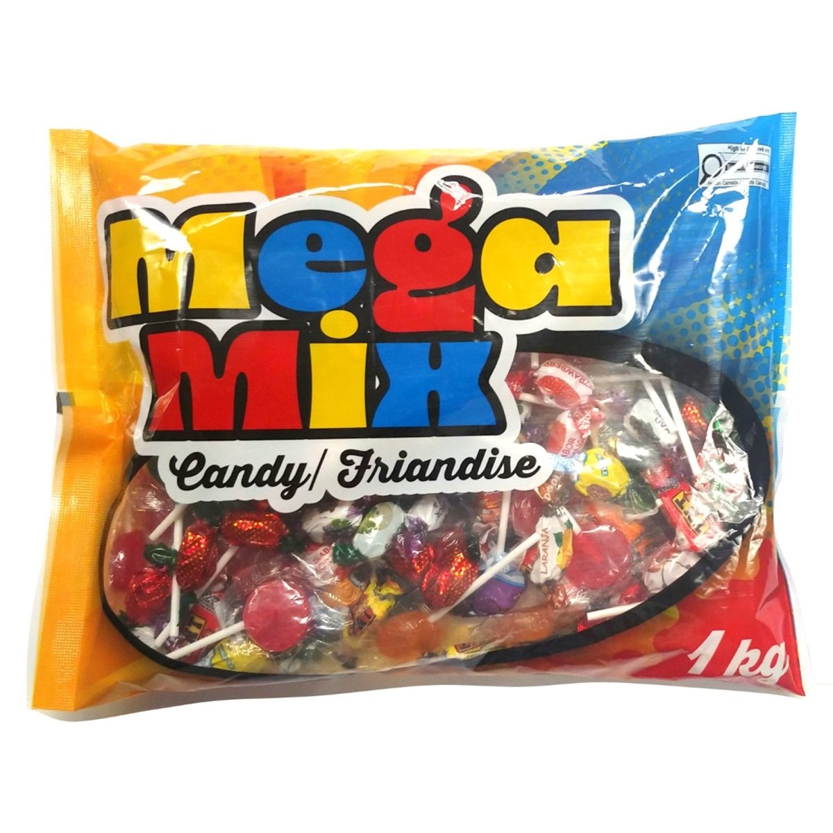 LES ALIMENTS PAPCO FOODS INC Candy Candy Mega Mix, 1kg, 1 Count 775026240302