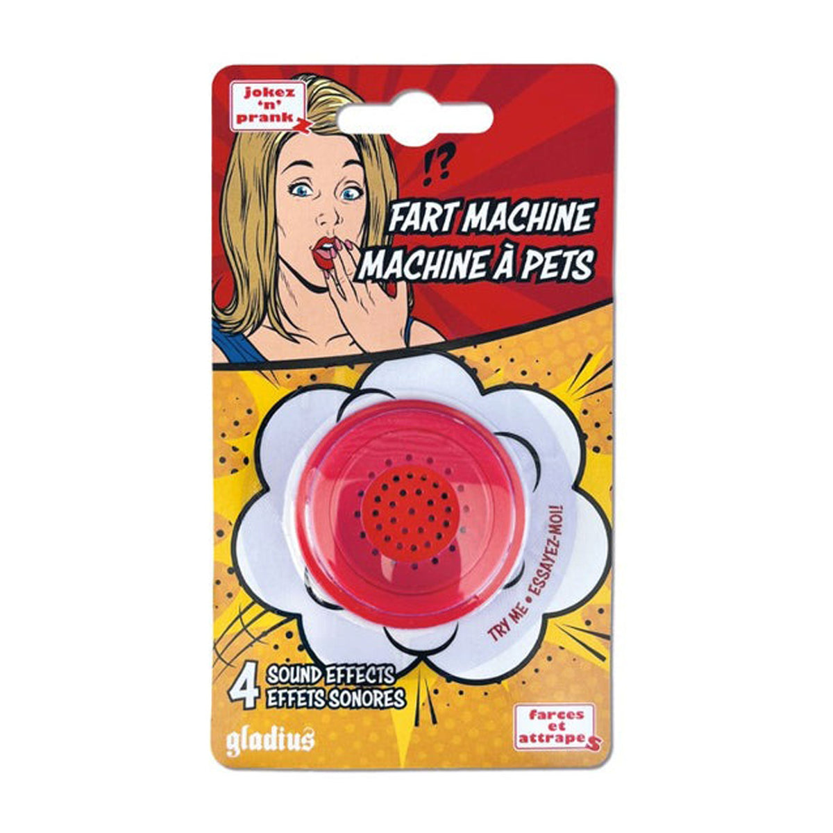 LES ÉDITIONS GLADIUS INT.INC. Novelties Fart Machine Gag, 1 Count 620373001789