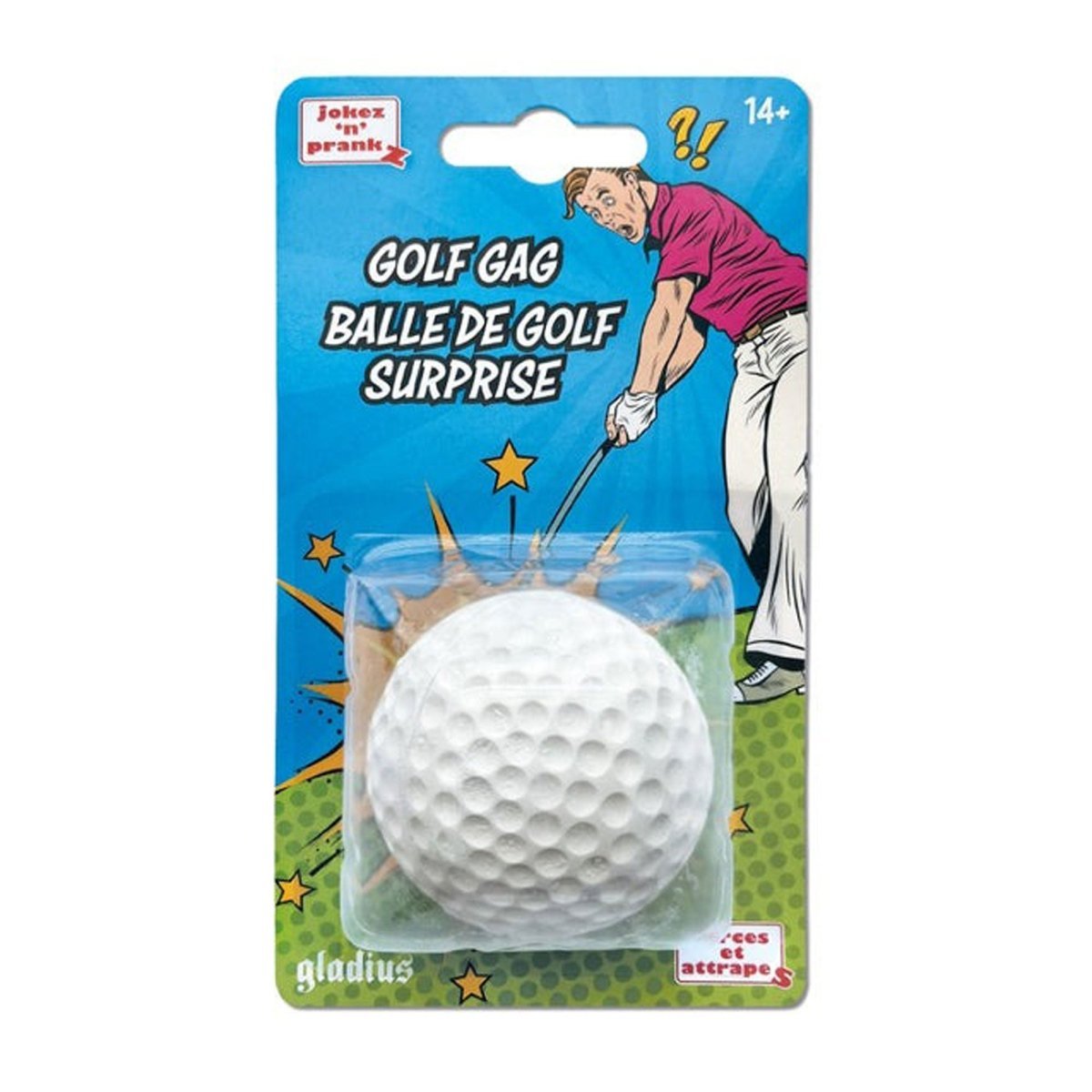LES ÉDITIONS GLADIUS INT.INC. Novelties Golf Gag Surprise, 1 Count 620373001727