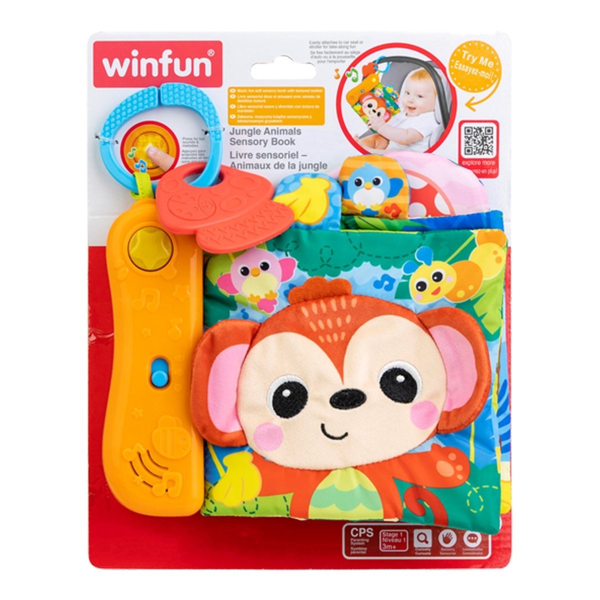 LES ÉDITIONS GLADIUS INT.INC. Toys & Games Jungle Animals Sensory Book, 1 Count 840172053172